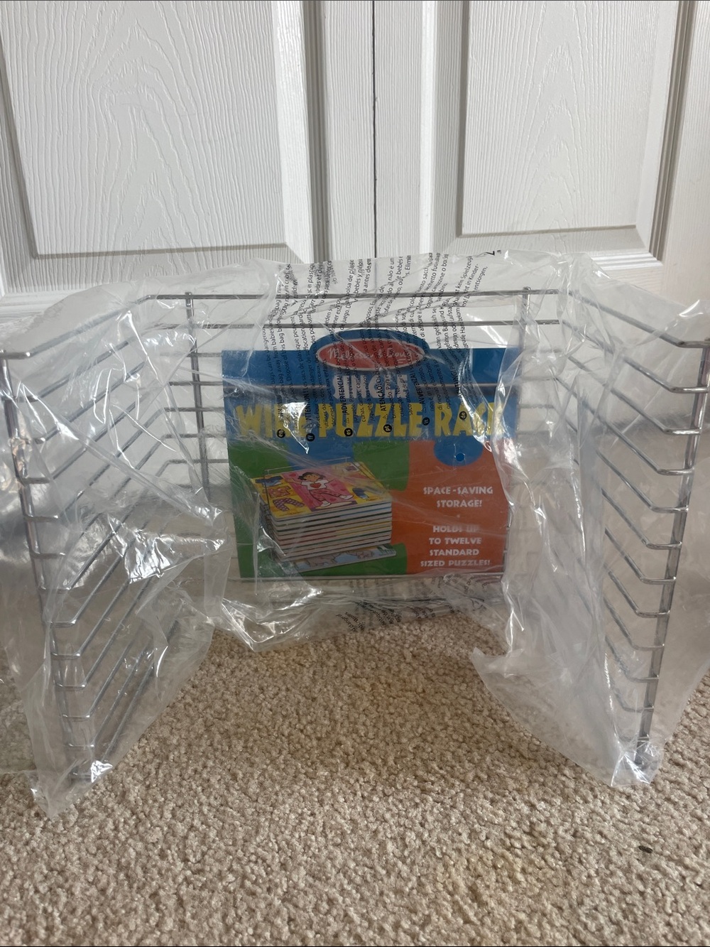 Melissa & Doug Single Wire Puzzle Rack - Picture 5 of 6